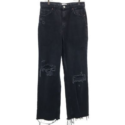 ZARA ザラ クラッシュ加工 デニムパンツ