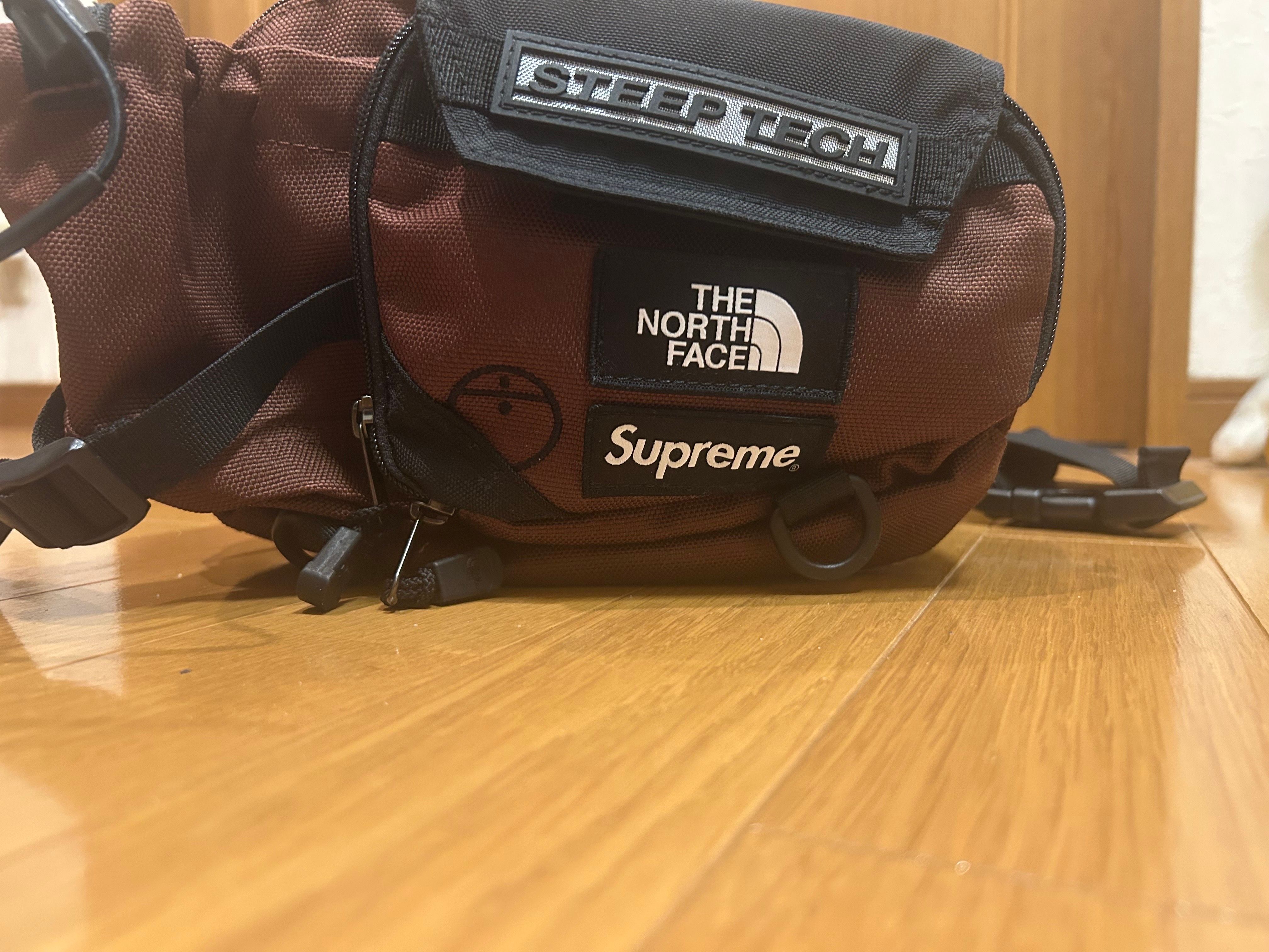 Supreme x The North Face Steep Tech Waist Bag "Brown" NM82291I / NF0A82YW