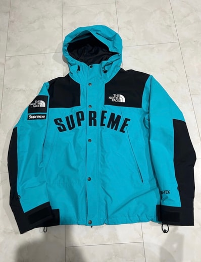 Supreme x The North Face Arc Logo Mountain Parka "Blue"