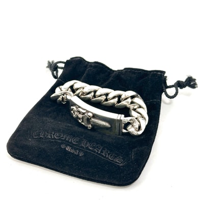Chrome Hearts ID Dagger Classic Link Bracelet "Silver"