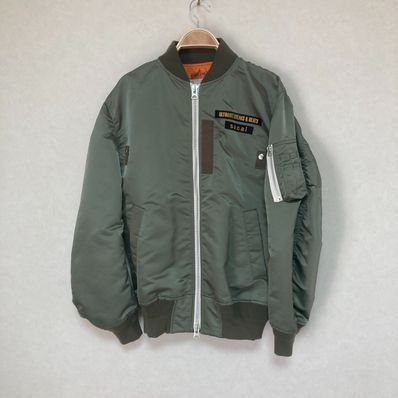 sacai x Street Beat Records MA-1 Jacket "Olive"