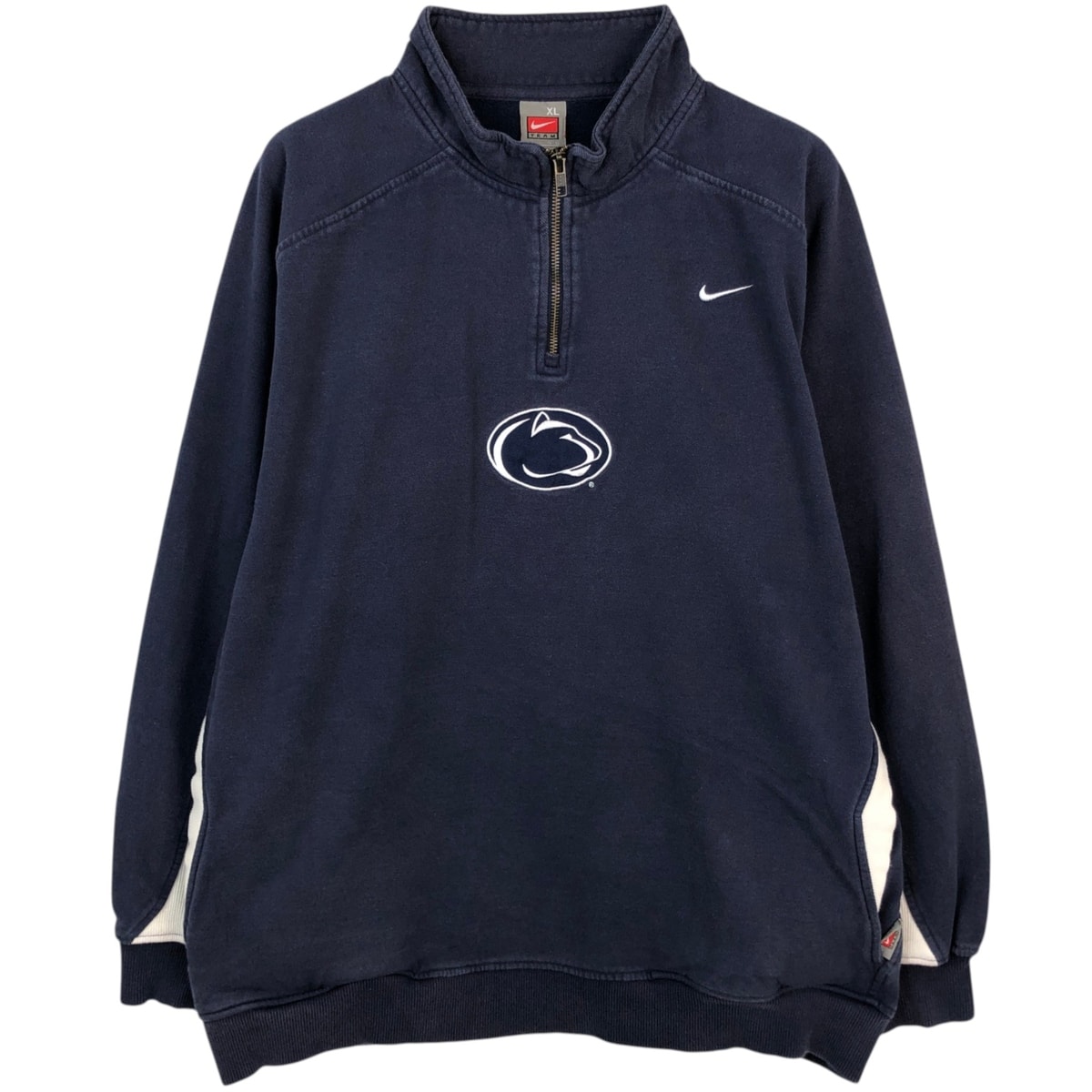 古着 ナイキ NIKE TEAM ハーフジップスウェットシャツ トレーナー メンズXL相当/eaa624355