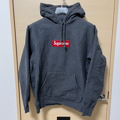 Supreme Box Logo Hooded Sweatshirt "Charcoal" (21FW)