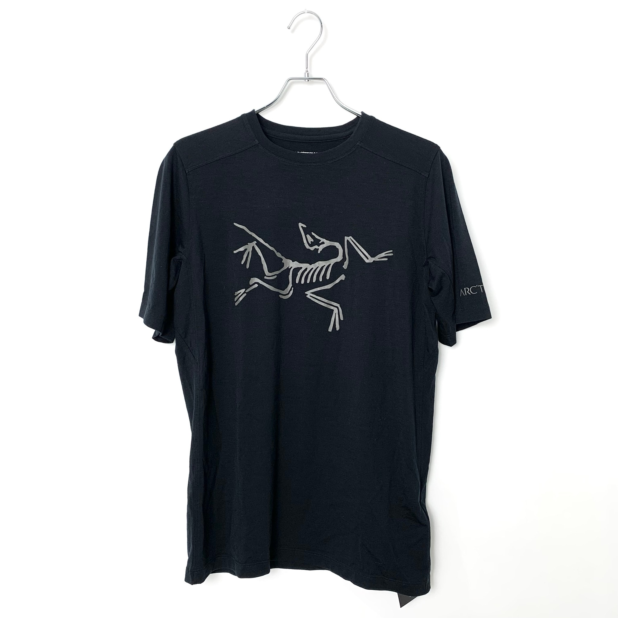 ARC'TERYX Ionia Merino Wool Logo Short Sleeve Men's X000006796 "Black"
