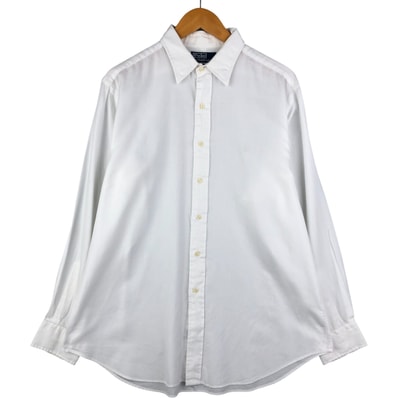 古着 ラルフローレン Ralph Lauren POLO by Ralph Lauren ANDREW 長袖 コットンシャツ メンズL相当/eaa592718