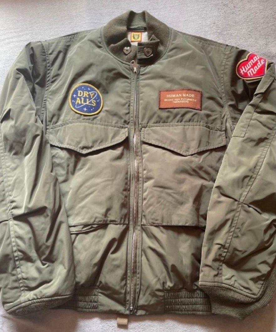 HUMAN MADE FLIGHT JACKET "Olive"
