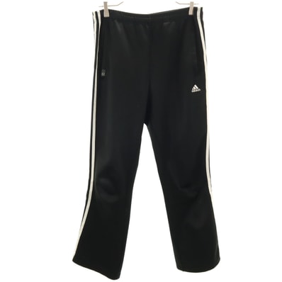 adidas アディダス ロングジャージパンツ M ブラック系 3ライン