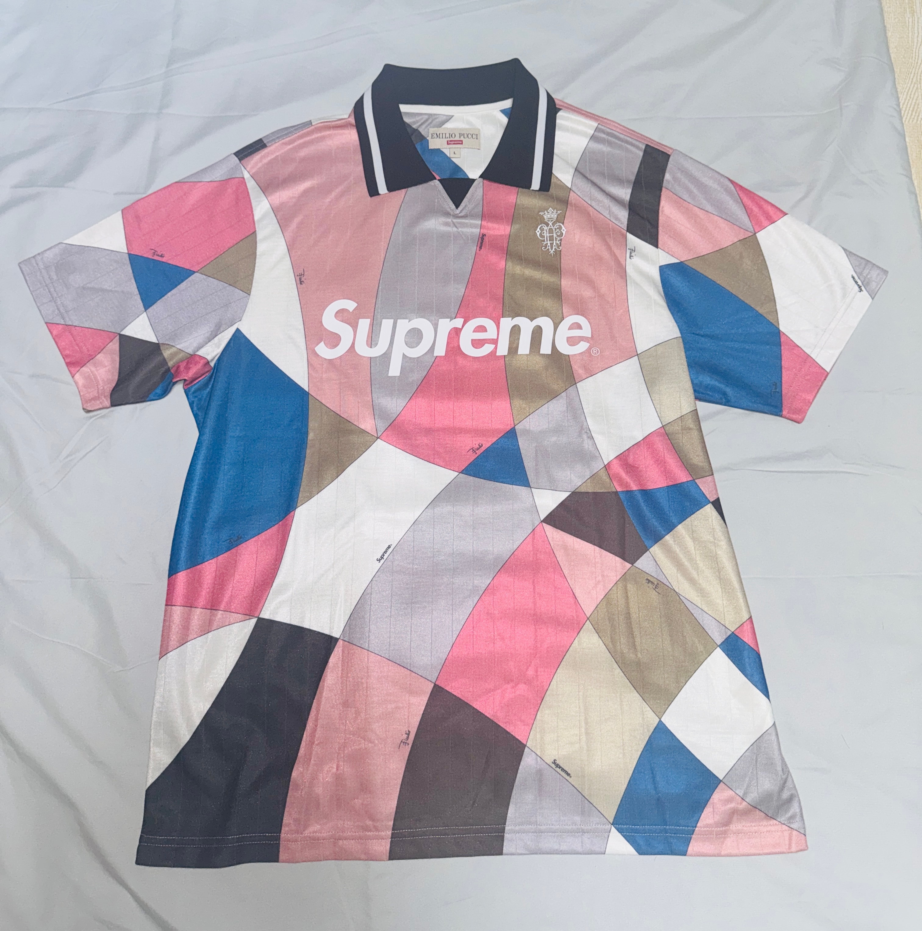 Supreme x Emilio Pucci Soccer Jersey "Pink"