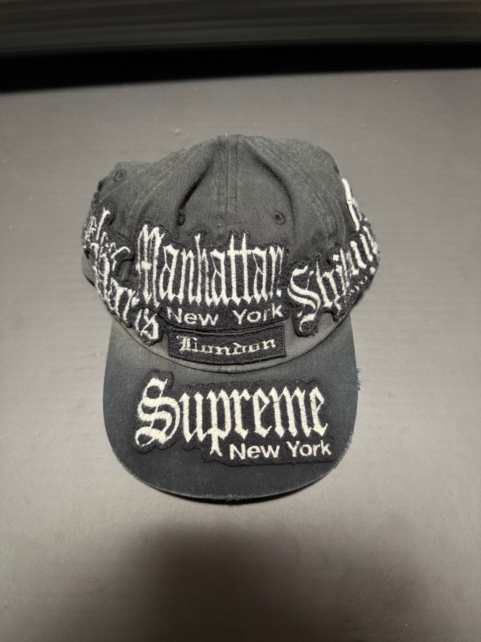 Supreme City Patches 6-Panel "Black"