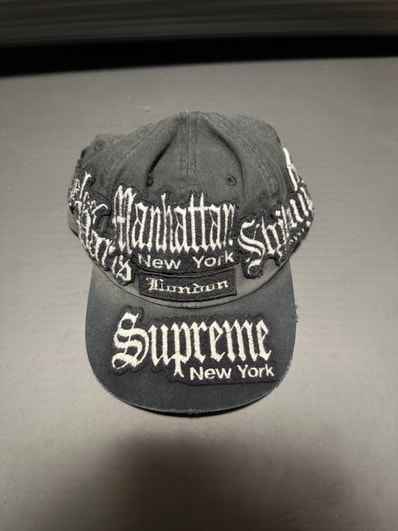 Supreme City Patches 6-Panel "Black"