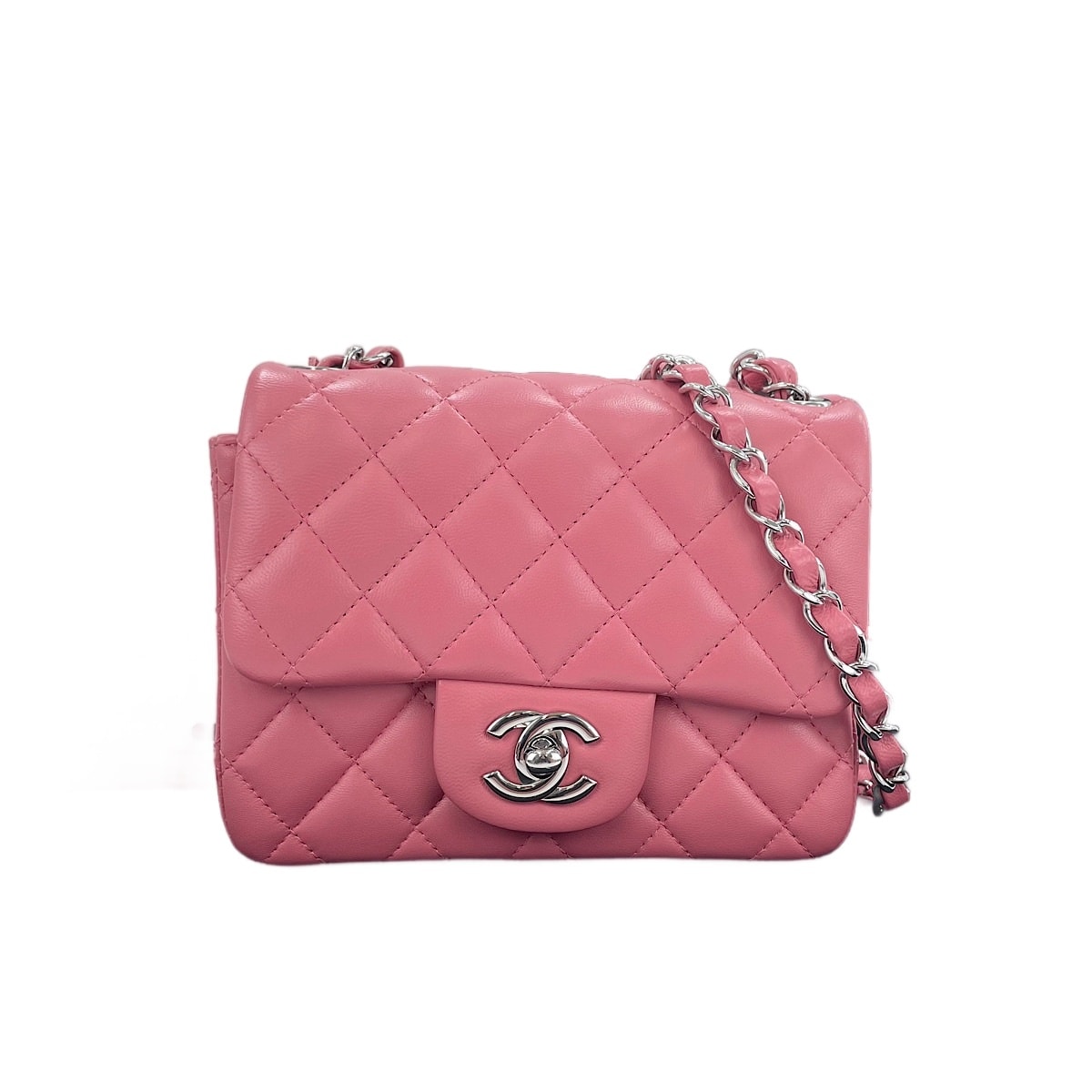 シャネル CHANEL ラムスキン ミニマトラッセ ショルダーバッグ【中古】