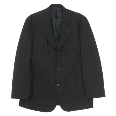 COMME des GARCONS HOMME コムデギャルソンオム AD1997 HJ-10019S 90s archive アーカイブ 田中オム 3B ウール テーラードジャケット ブラック系 S【中古】