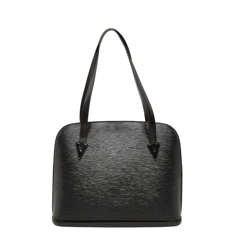 ルイ ヴィトン エピ リュサック ショルダーバッグ トートバッグ M52282 ノワール ブラック レザー レディース LOUIS VUITTON 【中古】