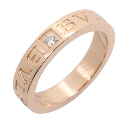 ブルガリ BVLGARI B-zero1 ビーゼロワン リング エッセンシャル 1PD リング・指輪 ジュエリー K18PG(ピンクゴールド) ダイヤモンド レディース ゴールド系 / クリア系 341825 【中古】