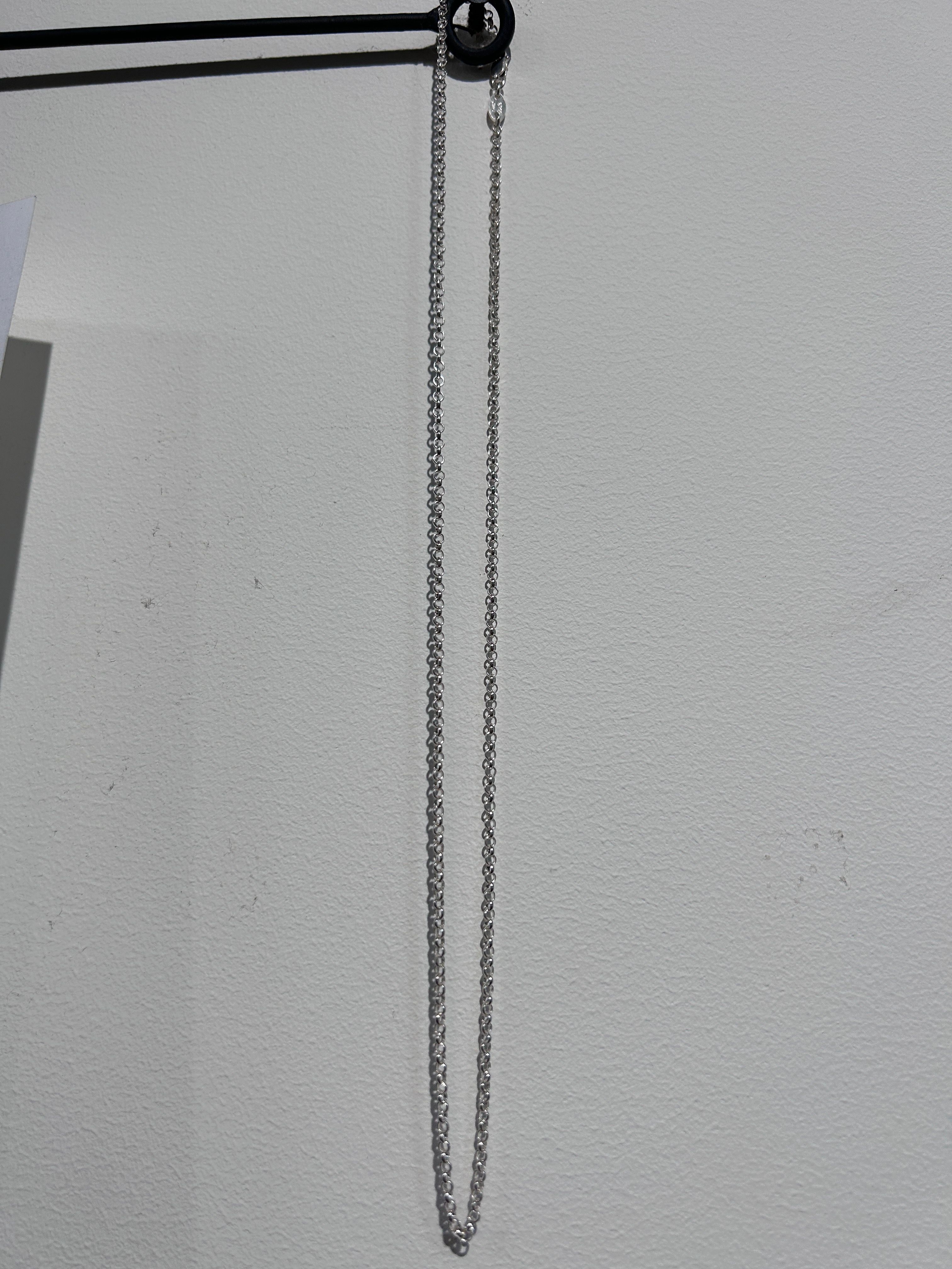 Chrome Hearts Roll Chain Necklace "Silver"