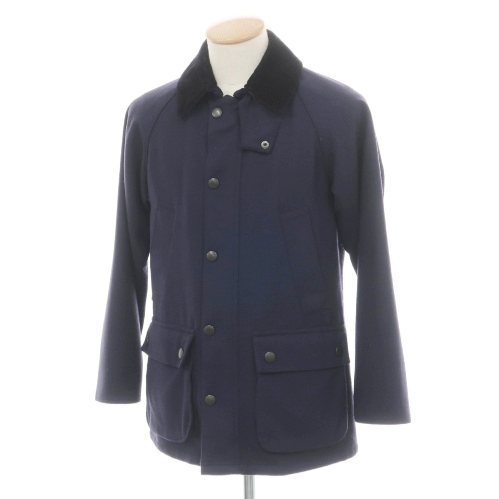 【中古】バブアー Barbour SL BEDALE ビデイル ブリティッシュウール フィールドジャケット ネイビー【サイズ34】【メンズ】