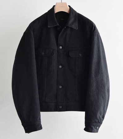 26AW comoli ブラックデニムジャケット サイズ2