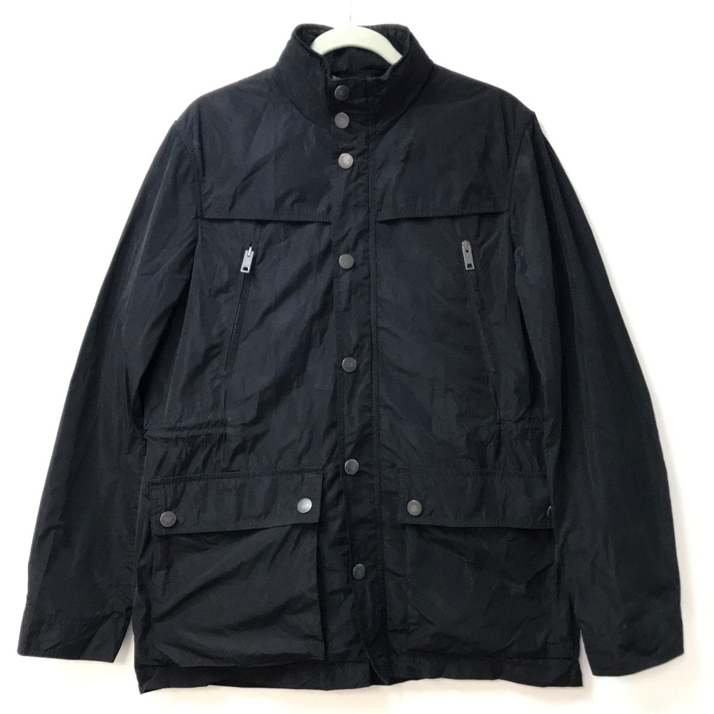 バーバリー BURBERRY フード付き アウター メンズジャケット ブルゾンジャケット コットン ブラック