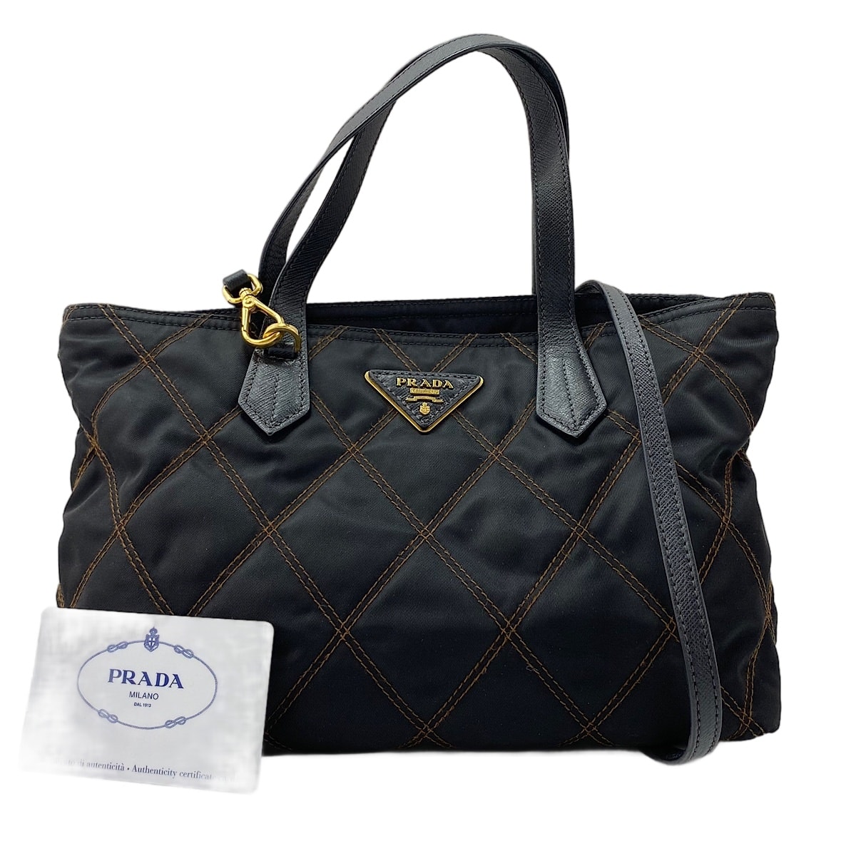 プラダ PRADA 2WAY ハンドバッグ【中古】