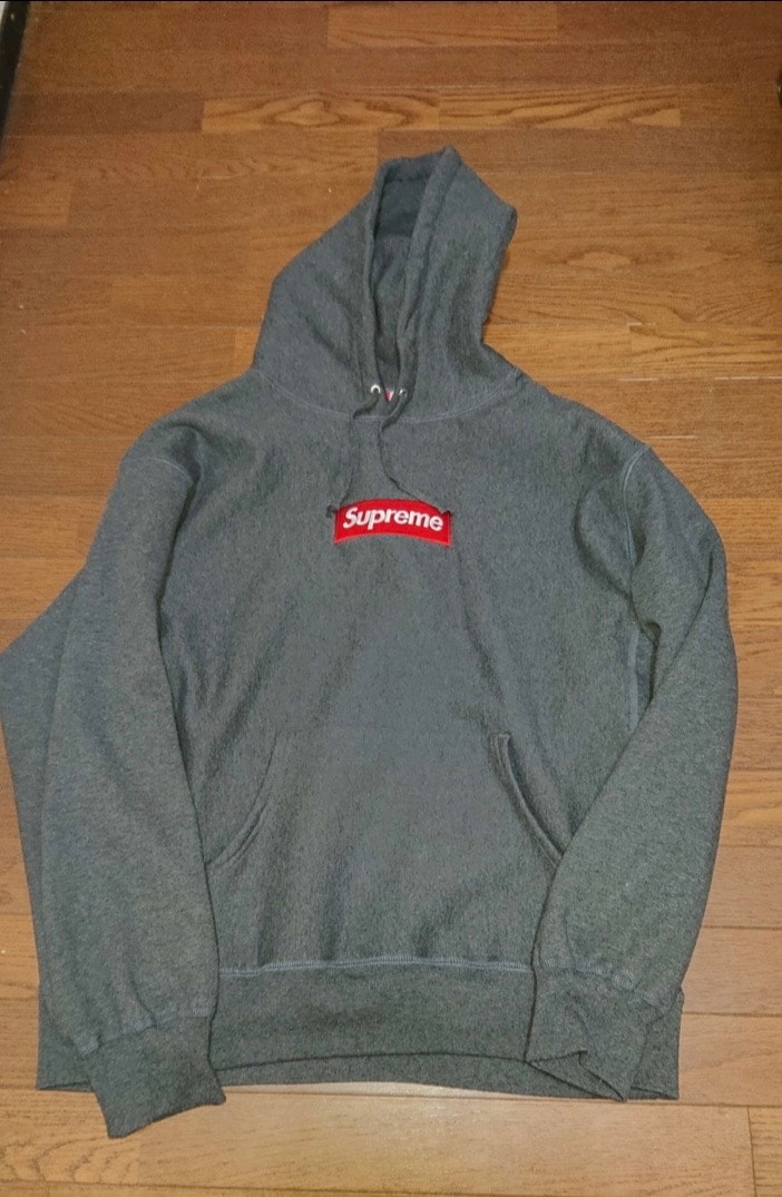 Supreme Box Logo Hooded Sweatshirt "Charcoal" (21FW)