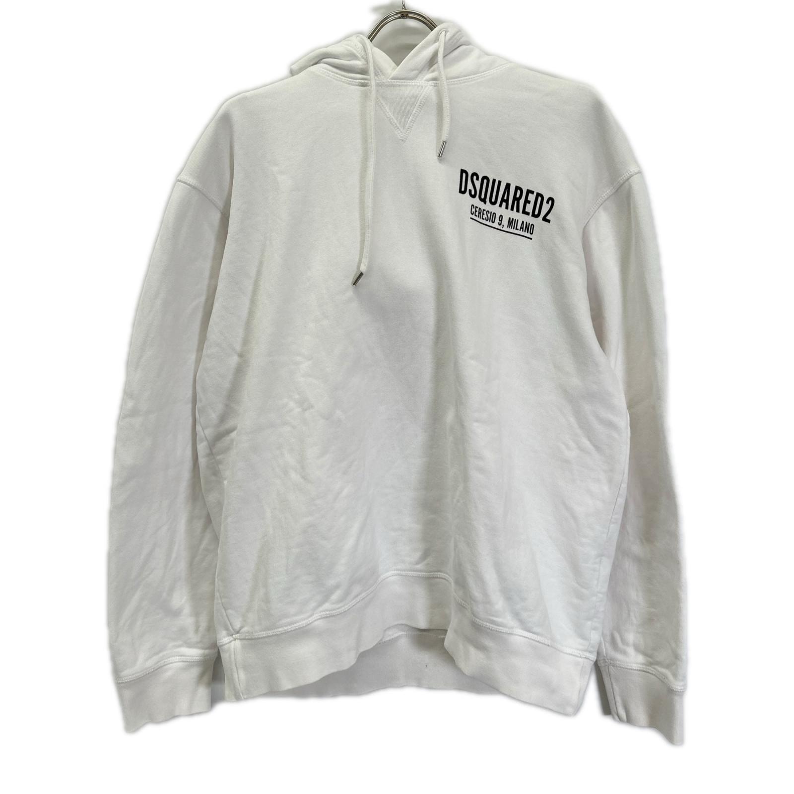 ディースクエアード S71GU0451 S25042 ホワイト Ceresio 9 Cool Hoodie パーカー XL