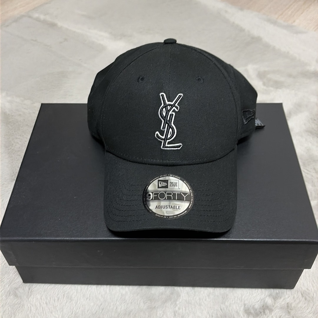 Saint Laurent x New Era YSL Monogram Cap "Black"