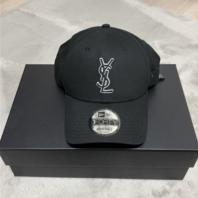 Saint Laurent x New Era YSL Monogram Cap "Black"