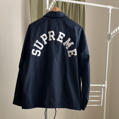 Supreme x Champion Coaches Jacket "Navy"