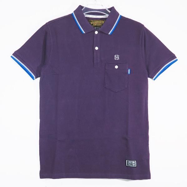 NEIGHBORHOOD ネイバーフッド 10SS ラインポロシャツ パープル