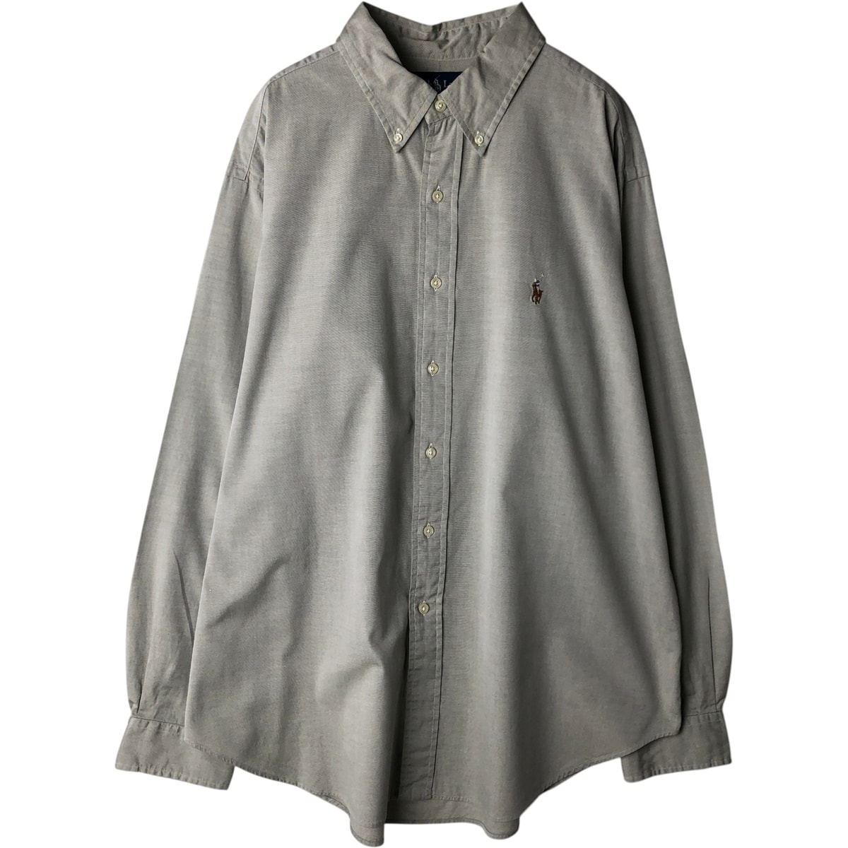古着 ラルフローレン Ralph Lauren CLASSIC FIT 長袖 ボタンダウンシャツ メンズXL相当/eaa632544