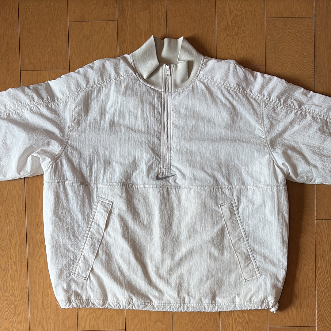 C (やや傷や汚れあり)】90s NIKE Supreme court ナイロンジャケット