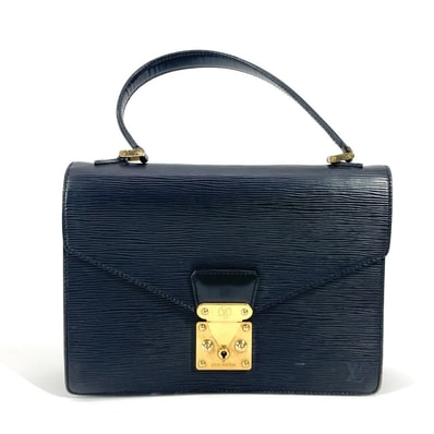 ルイヴィトン LOUIS VUITTON コンコルド M52132 エピ カバン ビジネスバッグ フラップ ハンドバッグ エピレザー ノワール ブラック