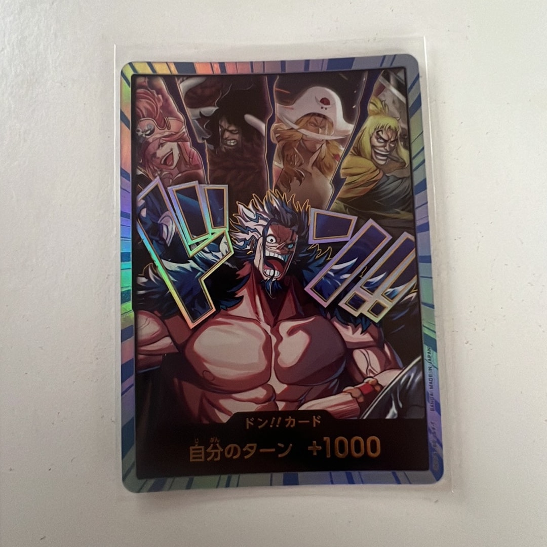 A（きれいな状態）】ドン!!カード :金文字 (ロックス海賊団
