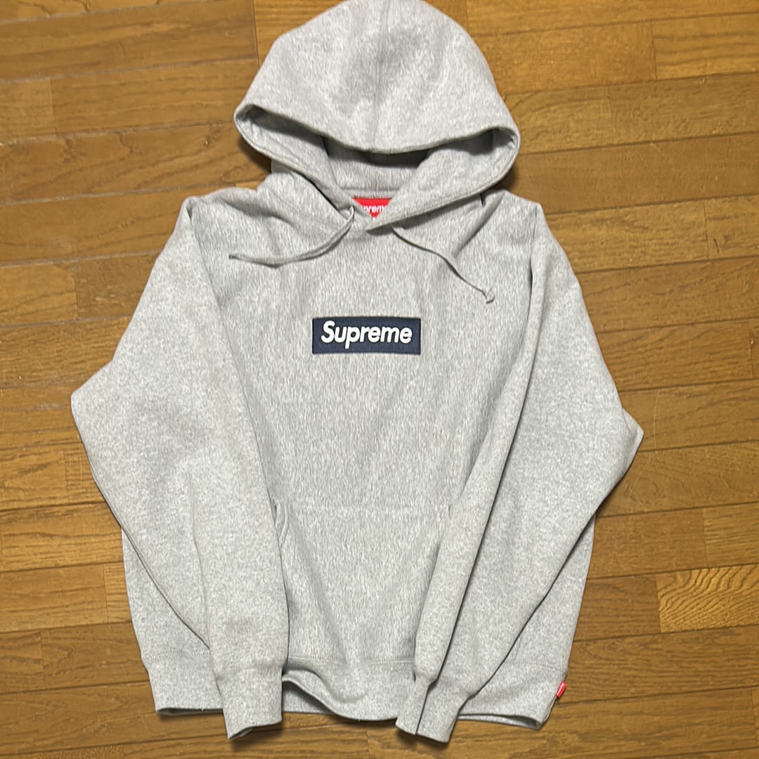 Supreme Box Logo Hooded Sweatshirt (25FW) "Heather Grey"
