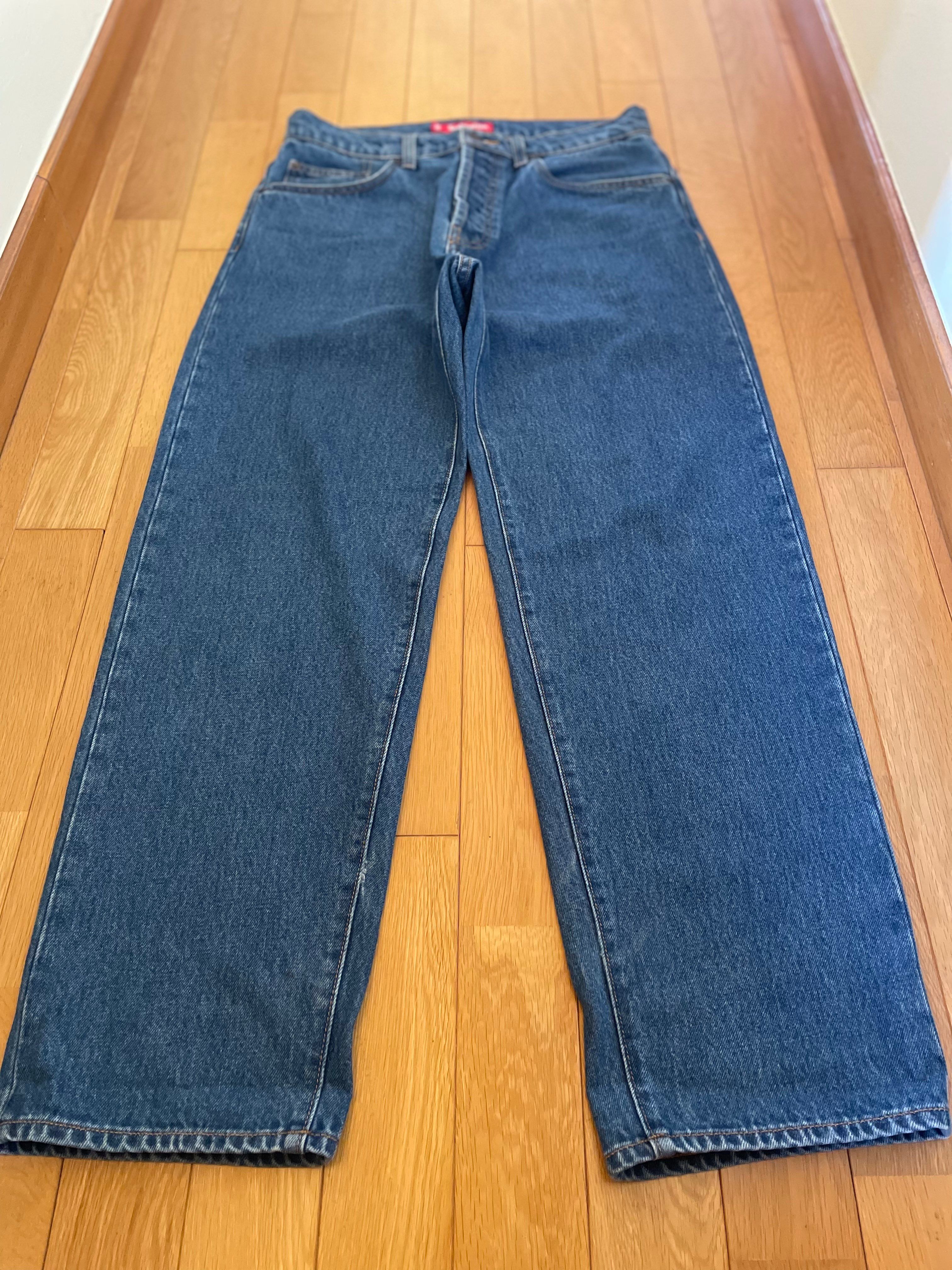 Supreme SS20 Loose Fit Jean "Washed Blue"