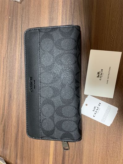COACHメンズ黒シグネチャー