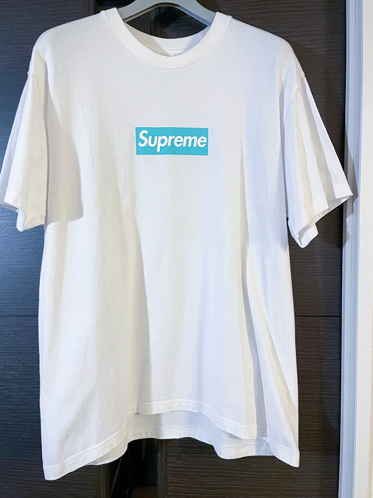 シュプリーム / ティファニー ボックス ロゴ Tシャツ "ホワイト"