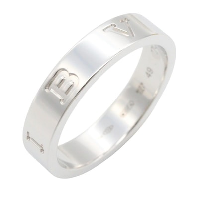 ブルガリ BVLGARI B-zero1 ビーゼロワン エッセンシャルリング リング・指輪 ジュエリー K18WG(ホワイトゴールド) レディース シルバー系 360396 【中古】