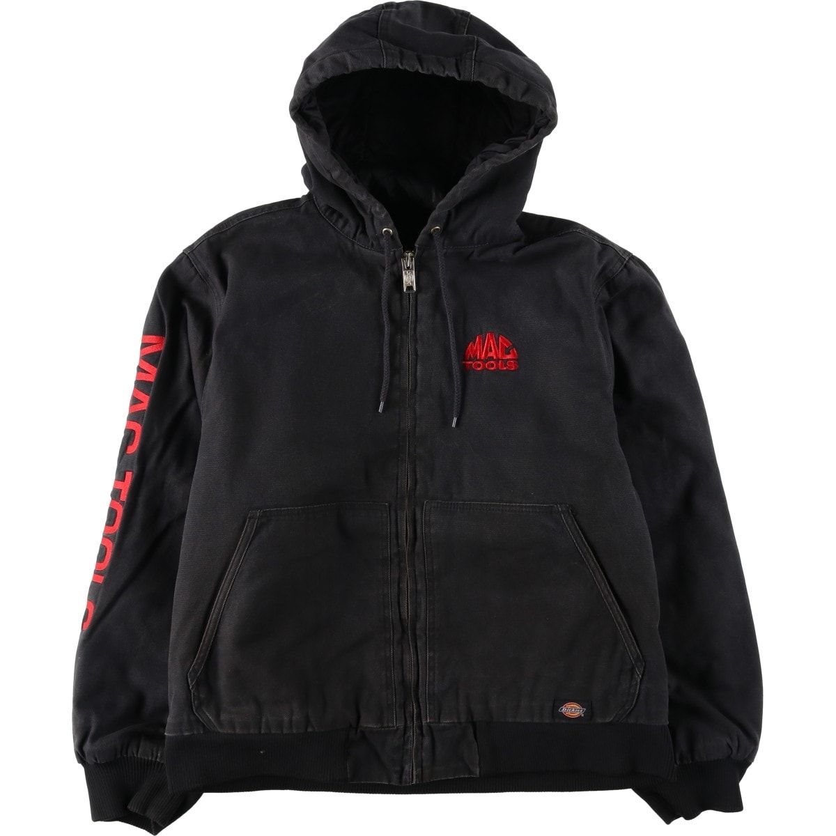 古着 ディッキーズ Dickies 中綿入り ダックフルジップパーカー メンズL相当/eaa629369