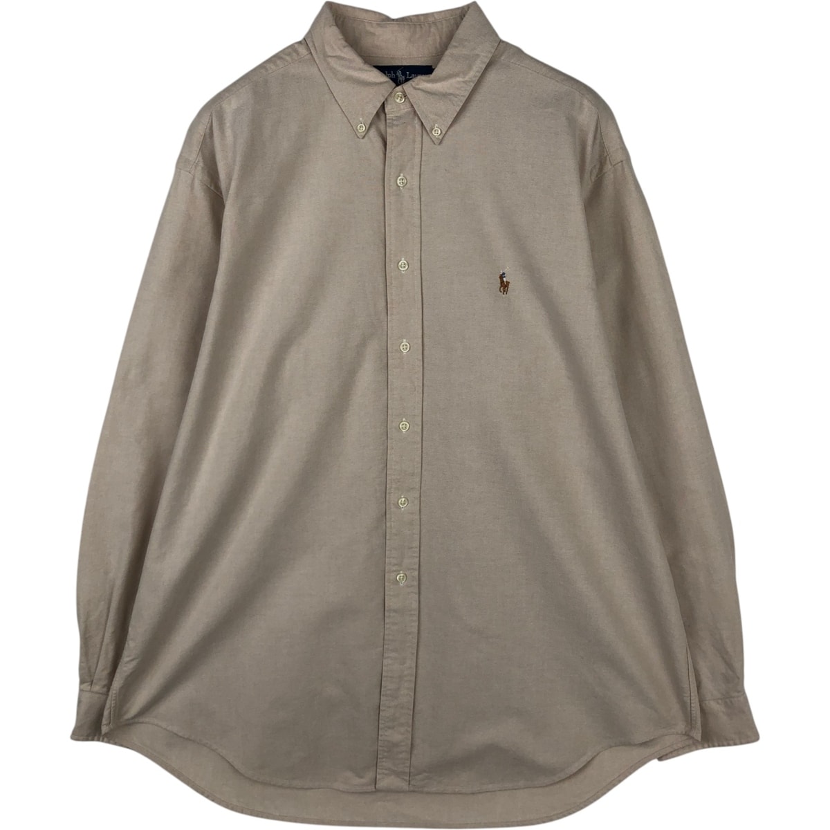 古着 ラルフローレン Ralph Lauren YORMOUTH 長袖 ボタンダウンシャツ メンズXL相当/eaa477473