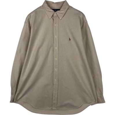 古着 ラルフローレン Ralph Lauren YORMOUTH 長袖 ボタンダウンシャツ メンズXL相当/eaa477473