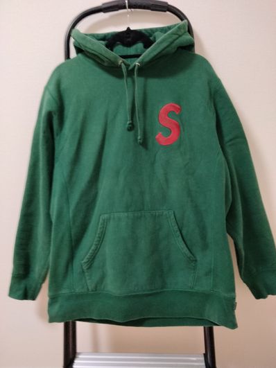 Supreme S Logo Hooded Sweatshirt "Dark Green" (18FW)