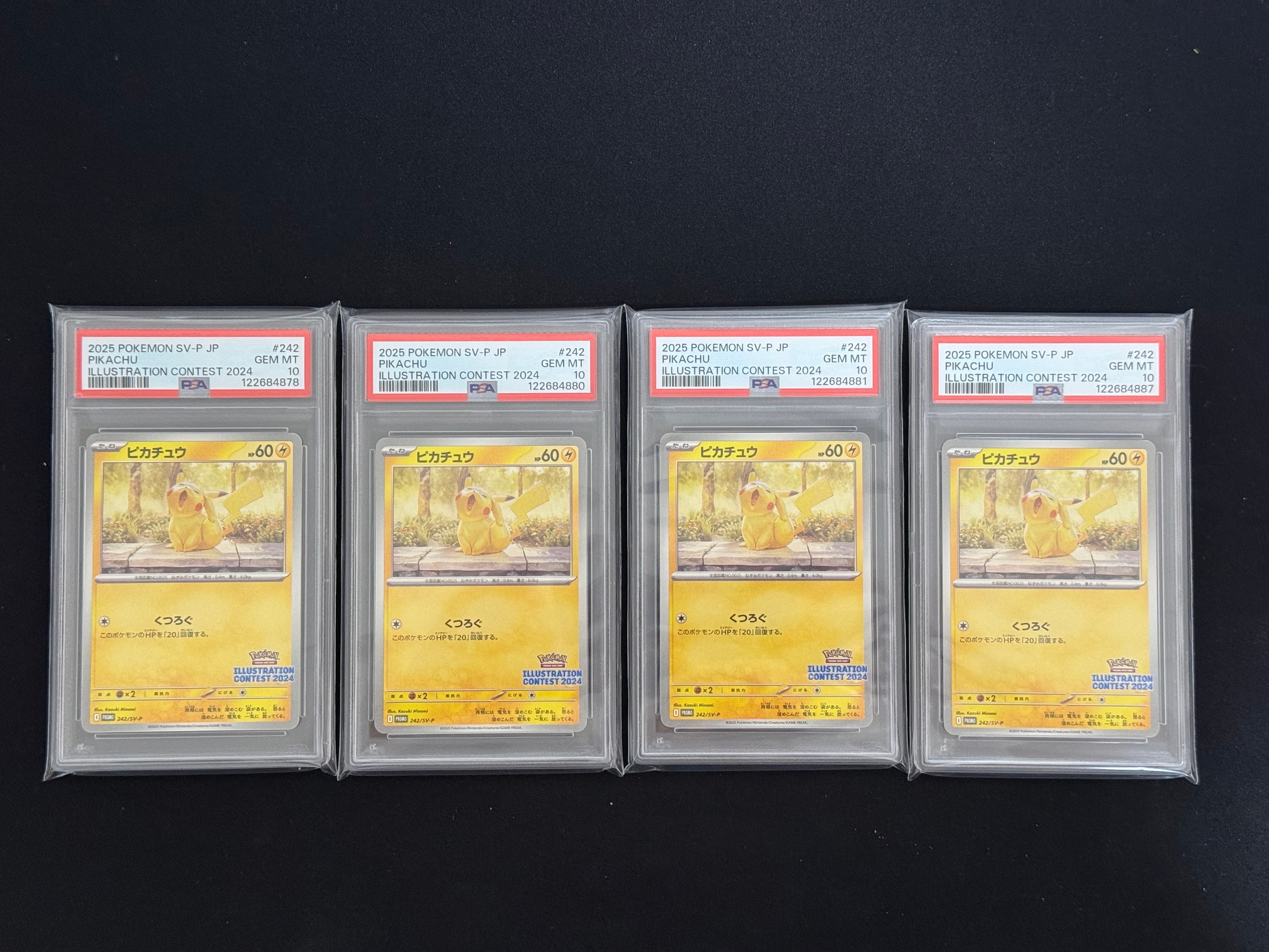 PSA10 ピカチュウプロモ [SV-P 242]イラストレーション ピカチュウ 242/SV-P PSA10 イラストレーションコンテスト PSA10