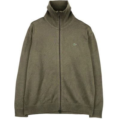 古着 ラコステ LACOSTE ドライバーズニットセーター 6 メンズXL相当/eaa627069