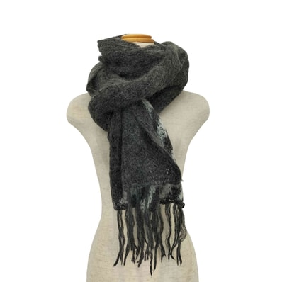STRIPE MOHAIR SCARF スカーフ マフラー【1142401120556】