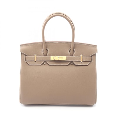 エルメス HERMES バーキン30 ハンドバッグ バッグ レザー トゴ トゴ エトゥープ K刻印(2025年製造) レディース ベージュ系 【中古】