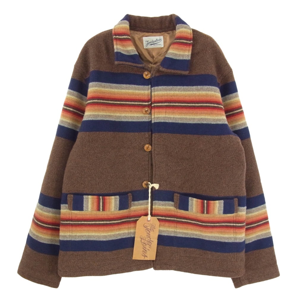TENDERLOIN テンダーロイン T-RUG JKT ラグ ジャケット ブラウン系 XS【美品】【中古】
