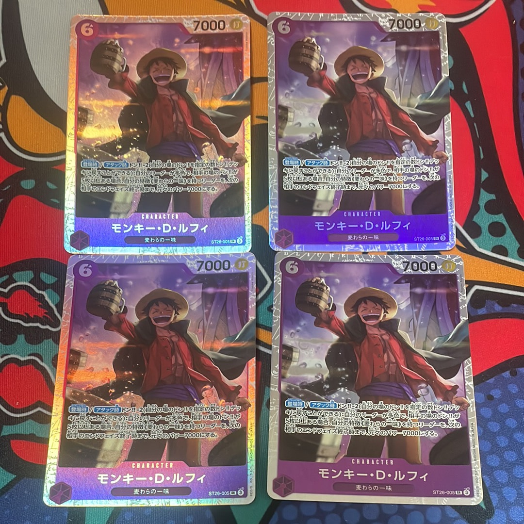 モンキー・D・ルフィ SR [ST26-005](スタートデッキ「紫黒 モンキー・D・ルフィ」)