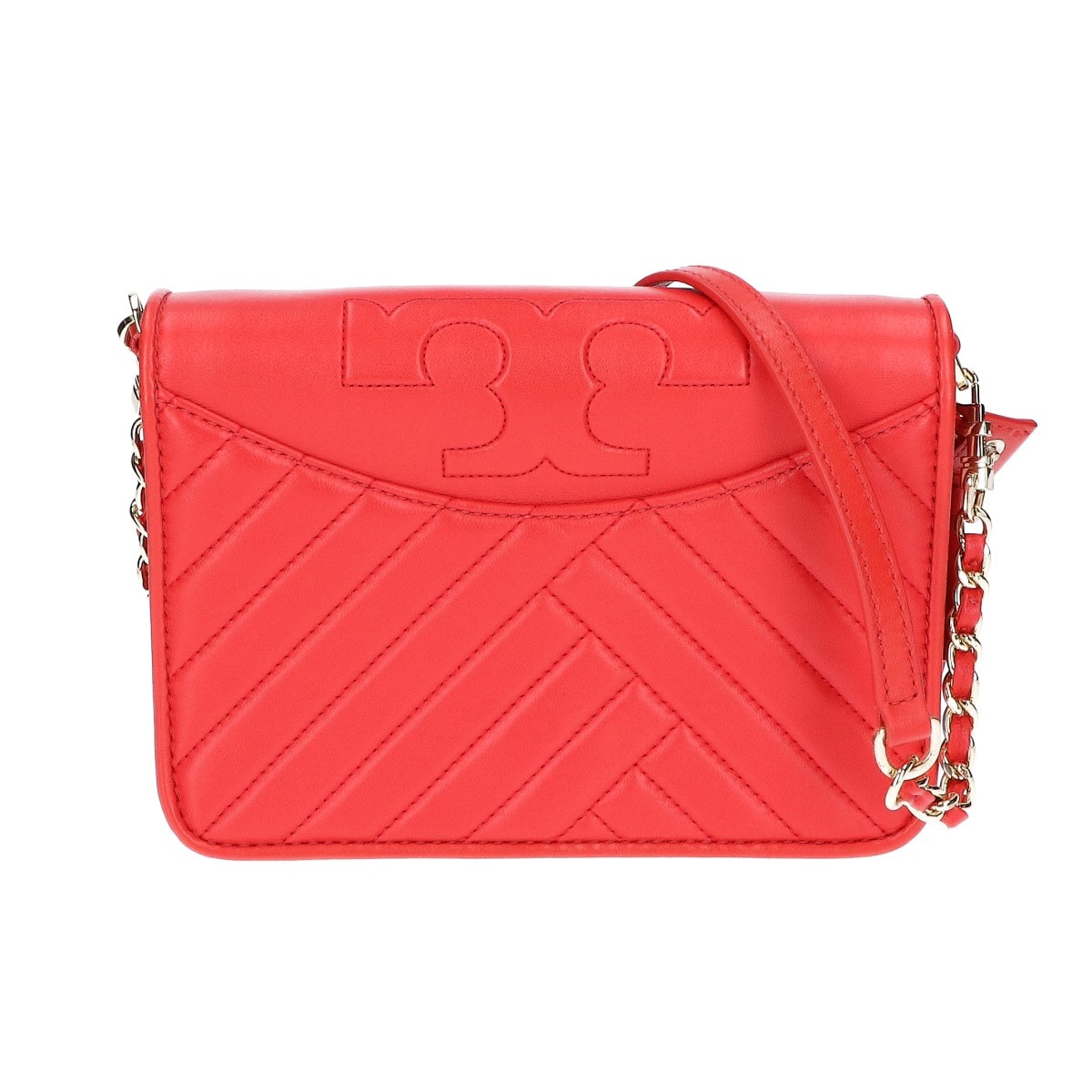 A (未使用に近い)】トリーバーチ 【美品】レザー キルティング