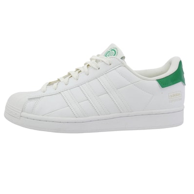 adidas アディダス スニーカー FY5480 Superstar スーパースター ローカット スニーカー ホワイト系 グリーン系 ゴールド系 27cm【中古】